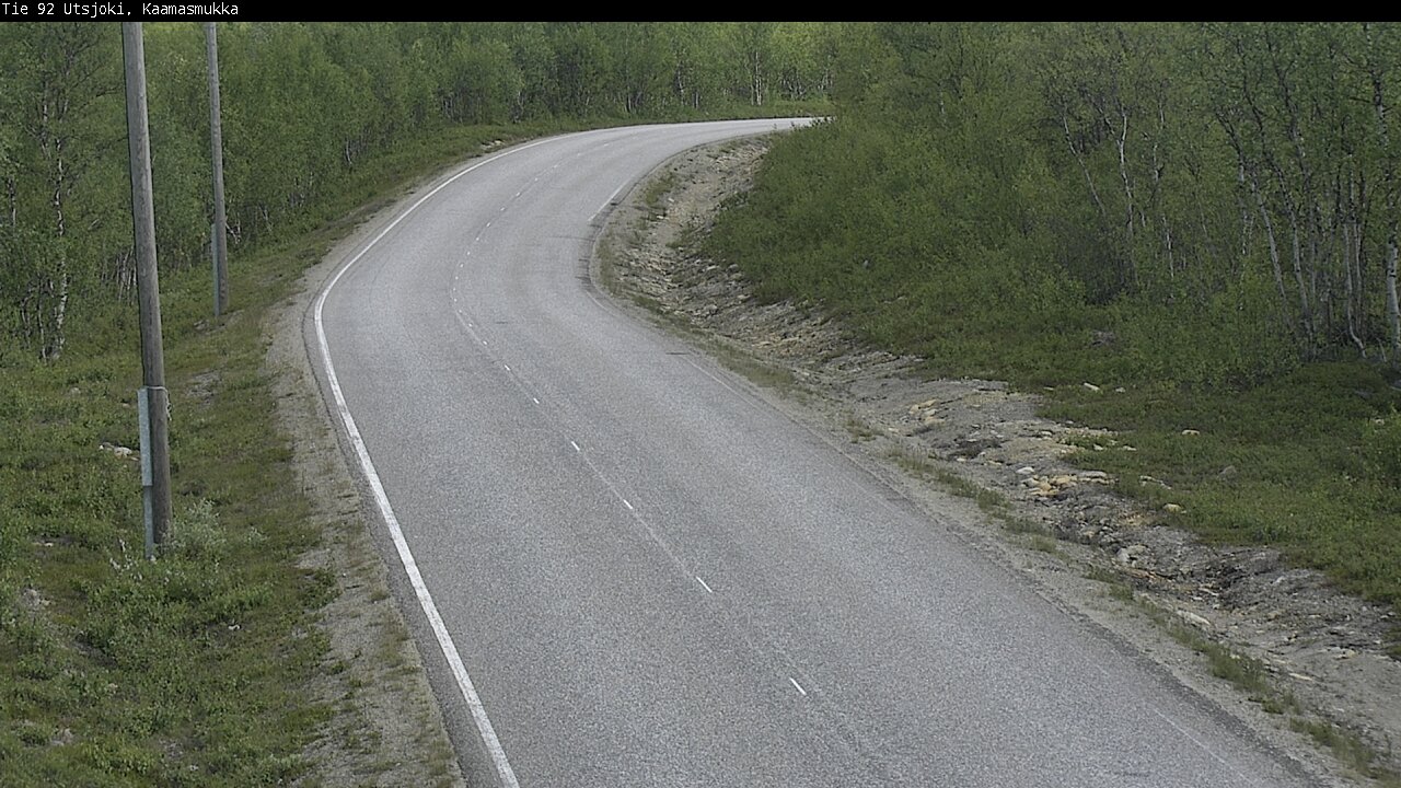 Weather Camera Image Väg 92 Utsjoki, Kaamasmukka, Utsjoki, Lappi