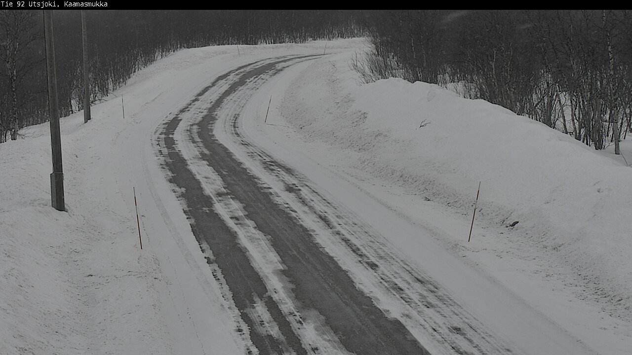 Weather Camera Image Road 92 Utsjoki, Kaamasmukka, Utsjoki, Lappi
