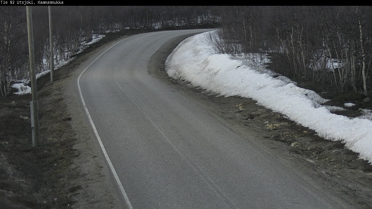 Weather Camera Image Väg 92 Utsjoki, Kaamasmukka, Utsjoki, Lappi