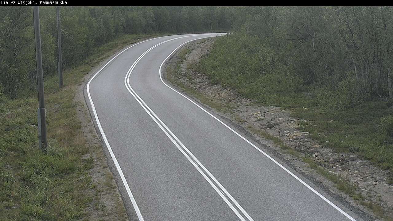Weather Camera Image Road 92 Utsjoki, Kaamasmukka, Utsjoki, Lappi