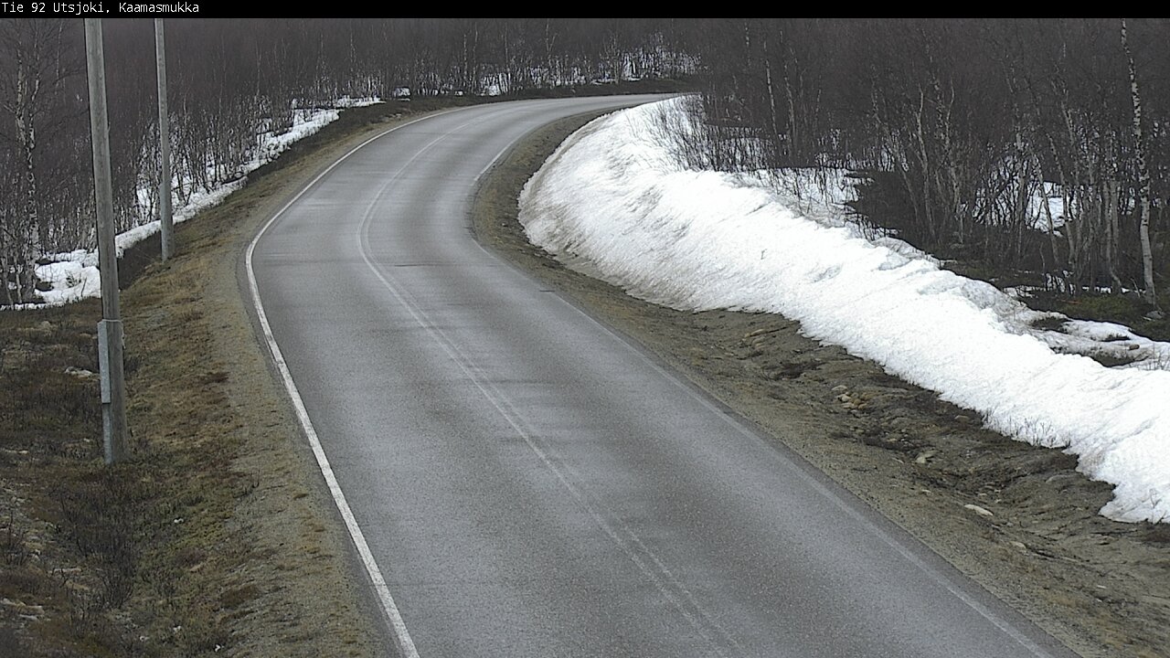 Weather Camera Image Väg 92 Utsjoki, Kaamasmukka, Utsjoki, Lappi