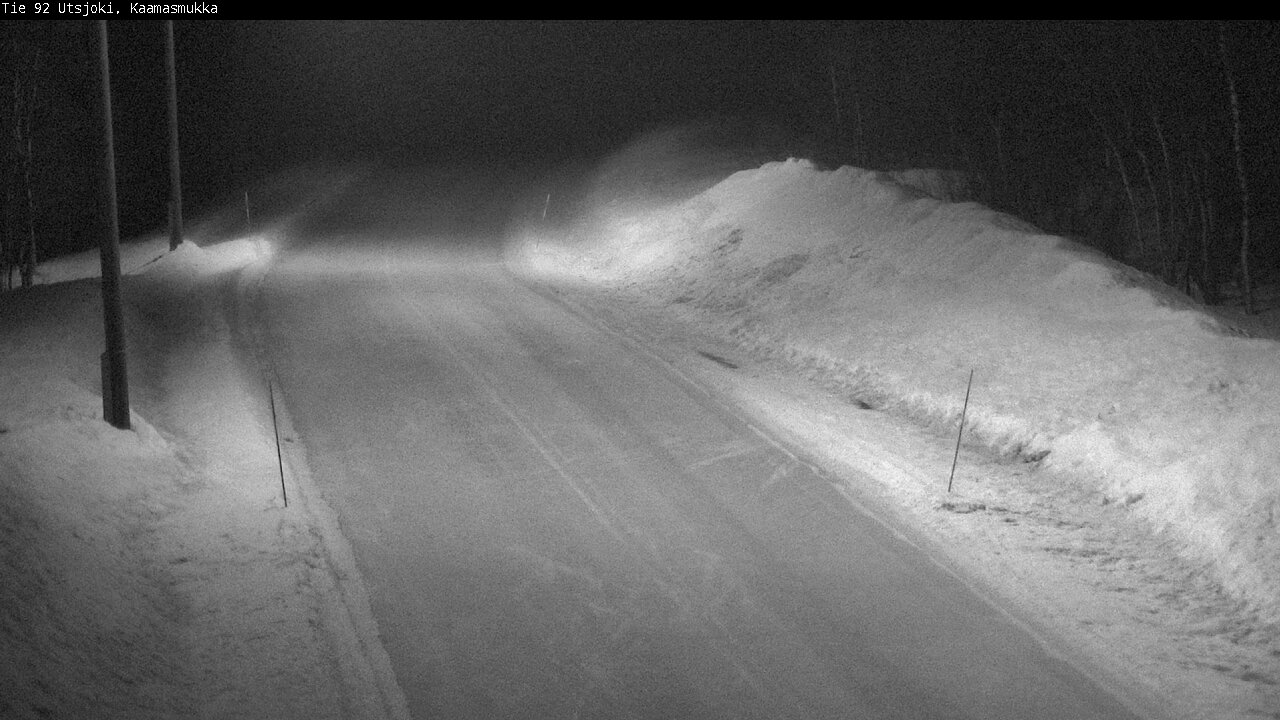 Weather Camera Image Road 92 Utsjoki, Kaamasmukka, Utsjoki, Lappi