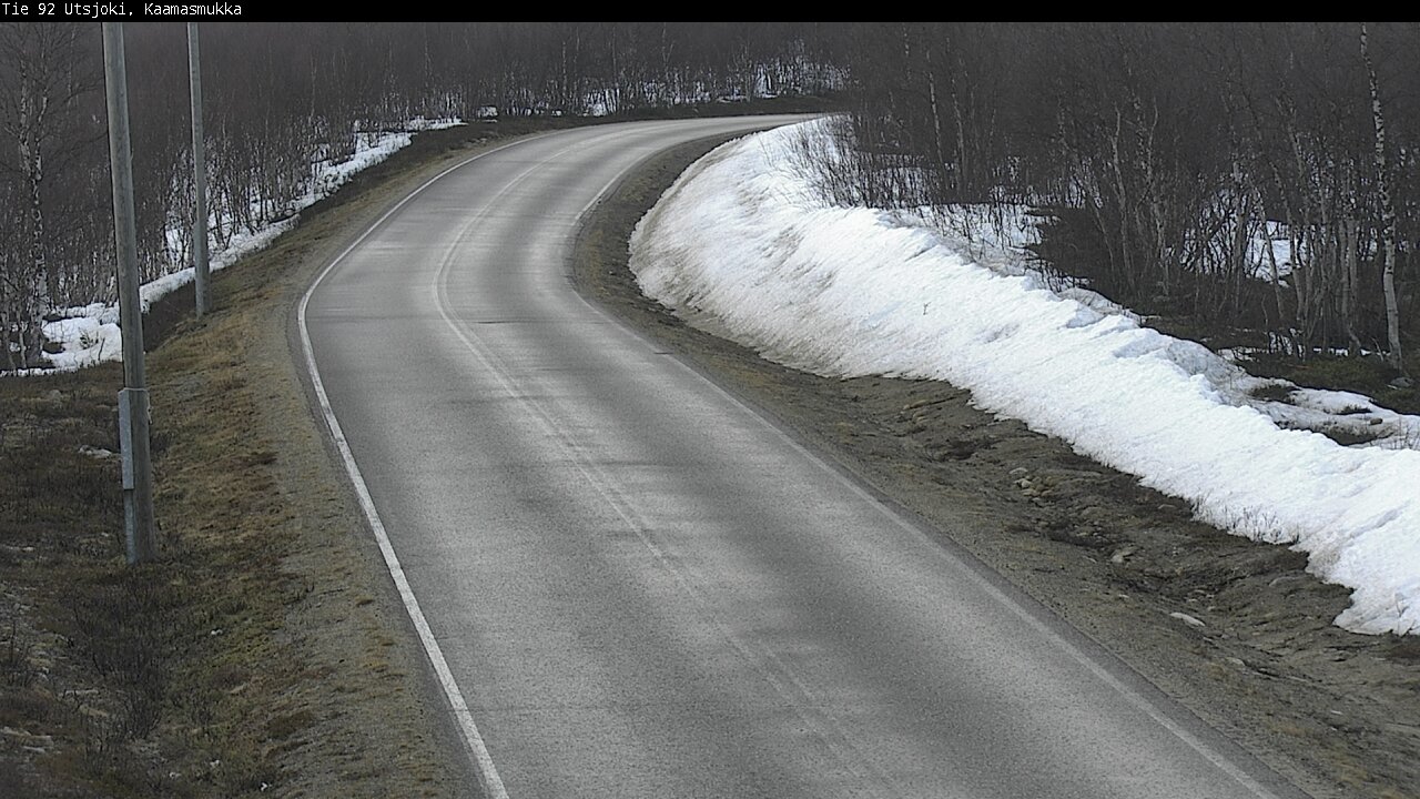 Weather Camera Image Väg 92 Utsjoki, Kaamasmukka, Utsjoki, Lappi
