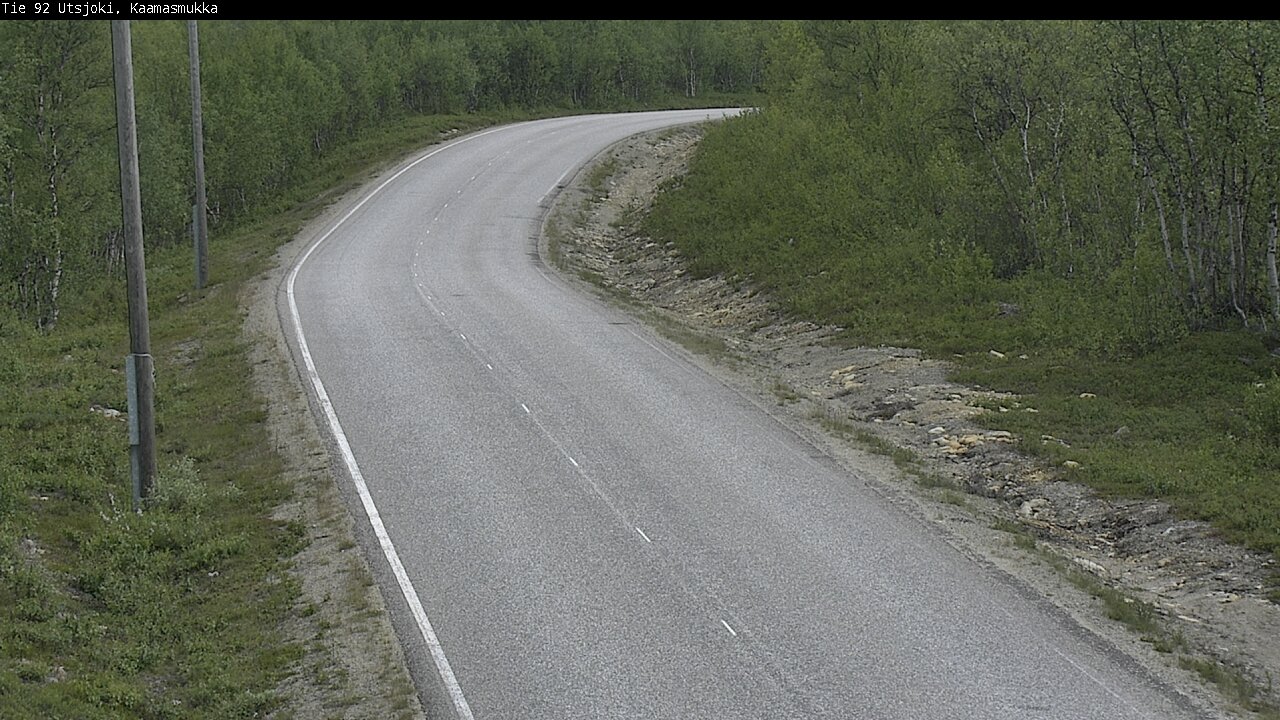 Weather Camera Image Väg 92 Utsjoki, Kaamasmukka, Utsjoki, Lappi