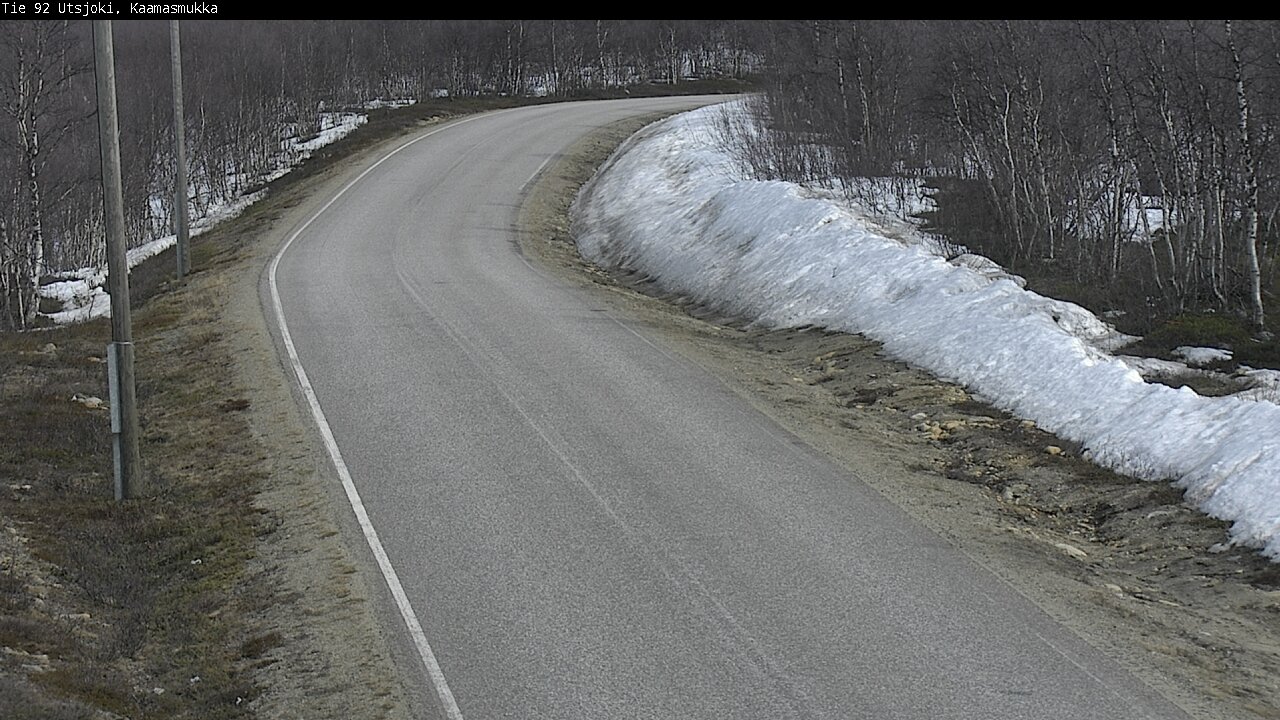 Weather Camera Image Väg 92 Utsjoki, Kaamasmukka, Utsjoki, Lappi