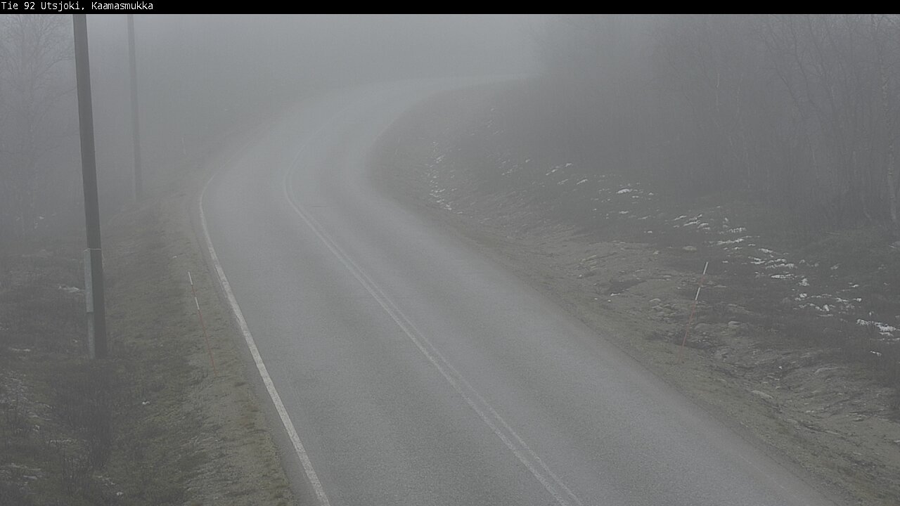 Kelikamerat Kuva Tie 92 Utsjoki, Kaamasmukka, Utsjoki, Lappi