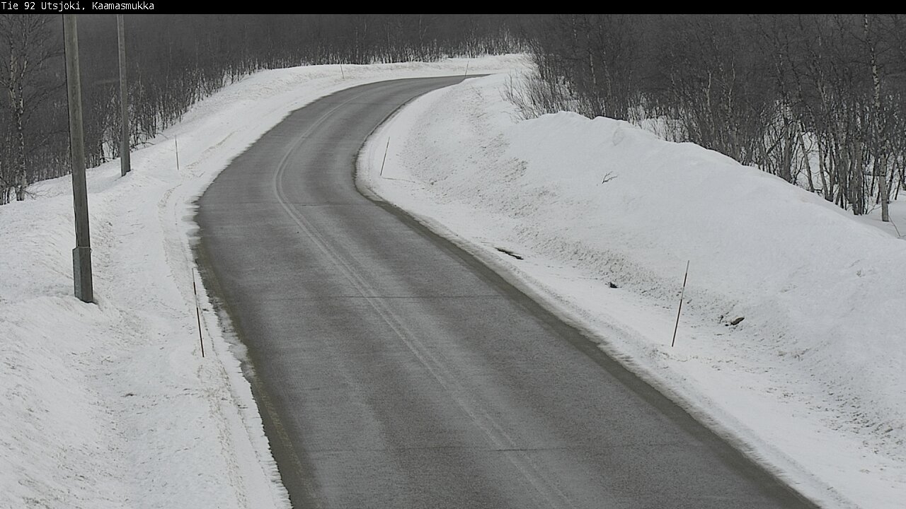 Weather Camera Image Väg 92 Utsjoki, Kaamasmukka, Utsjoki, Lappi