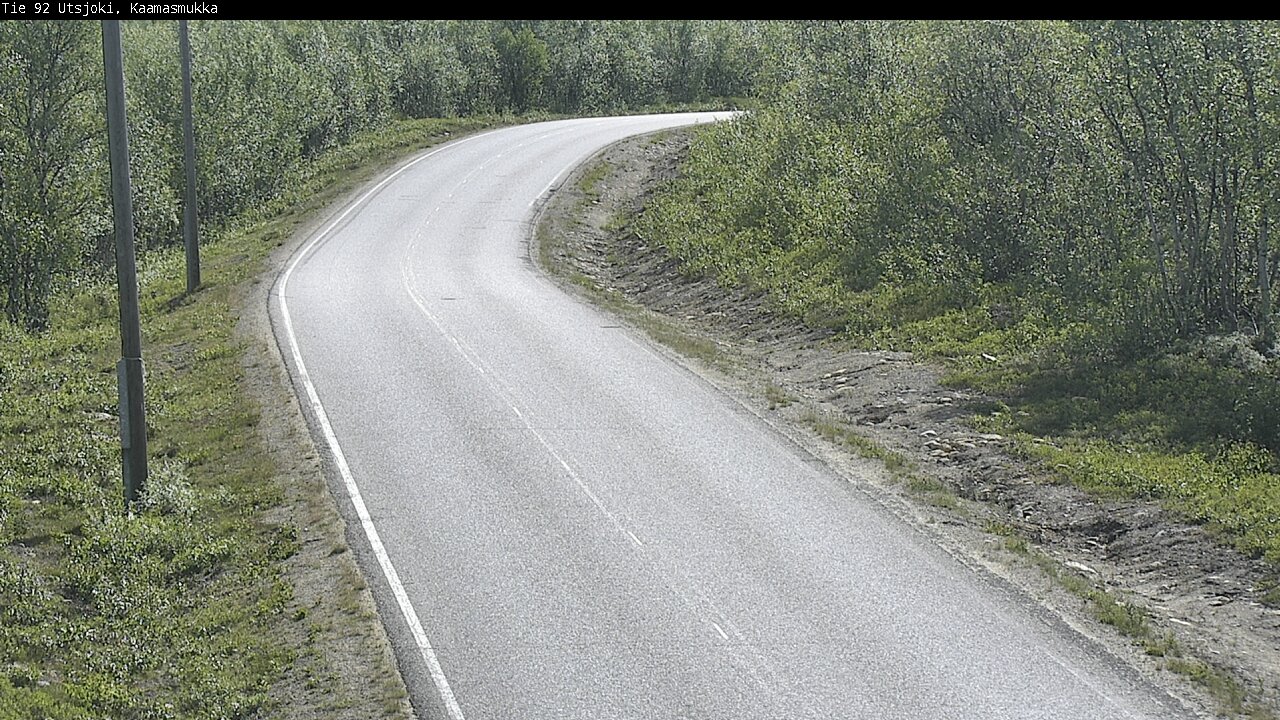 Weather Camera Image Väg 92 Utsjoki, Kaamasmukka, Utsjoki, Lappi