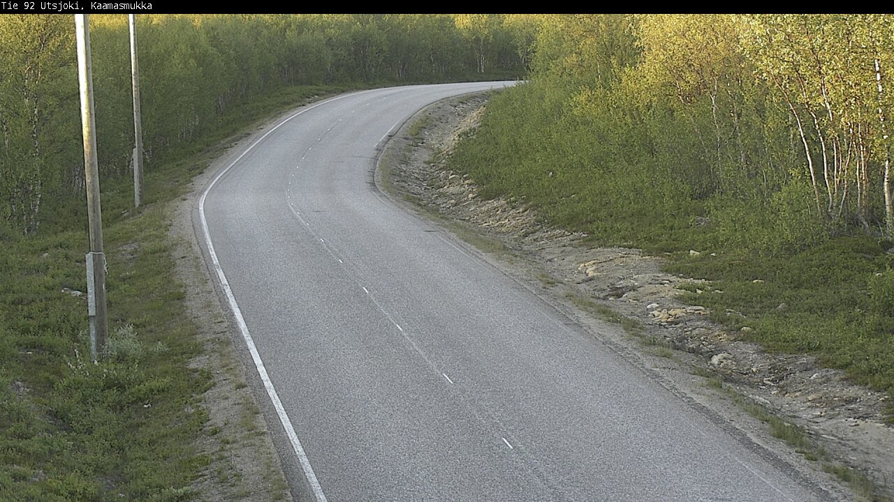 Weather Camera Image Väg 92 Utsjoki, Kaamasmukka, Utsjoki, Lappi