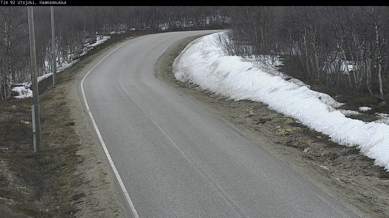 Weather Camera Image Väg 92 Utsjoki, Kaamasmukka, Utsjoki, Lappi