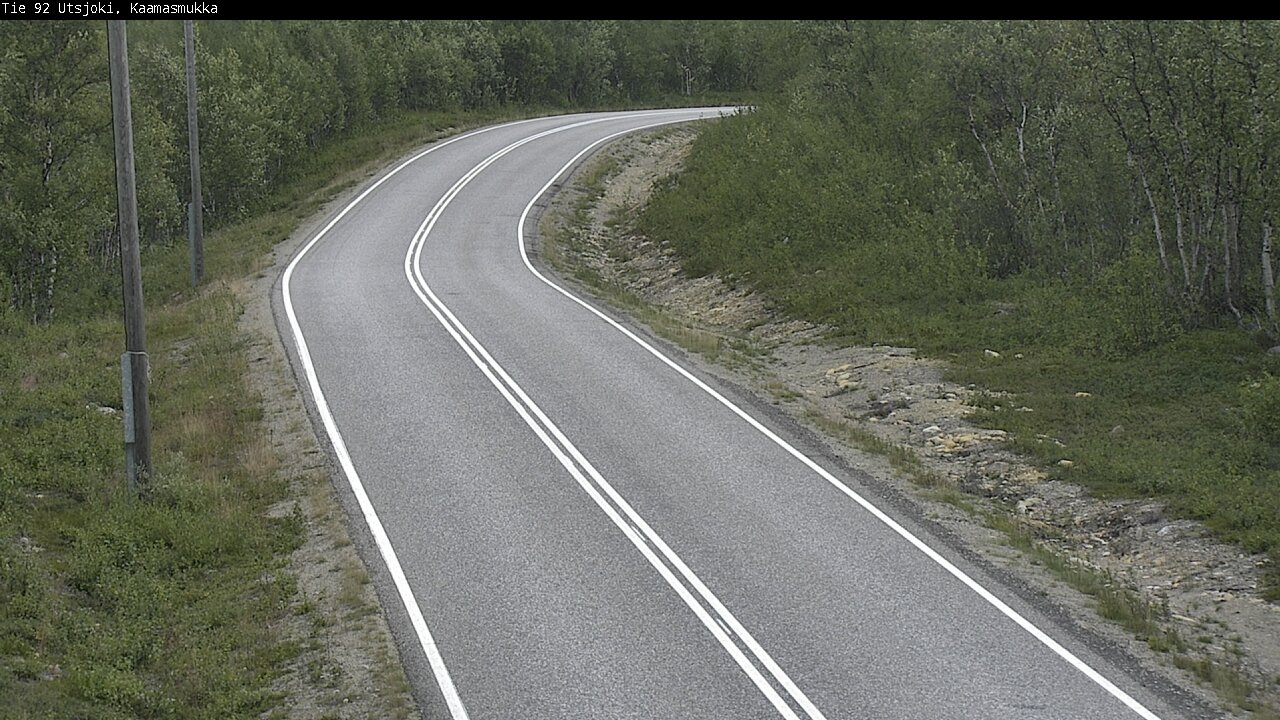 Kelikamerat Kuva Tie 92 Utsjoki, Kaamasmukka, Utsjoki, Lappi