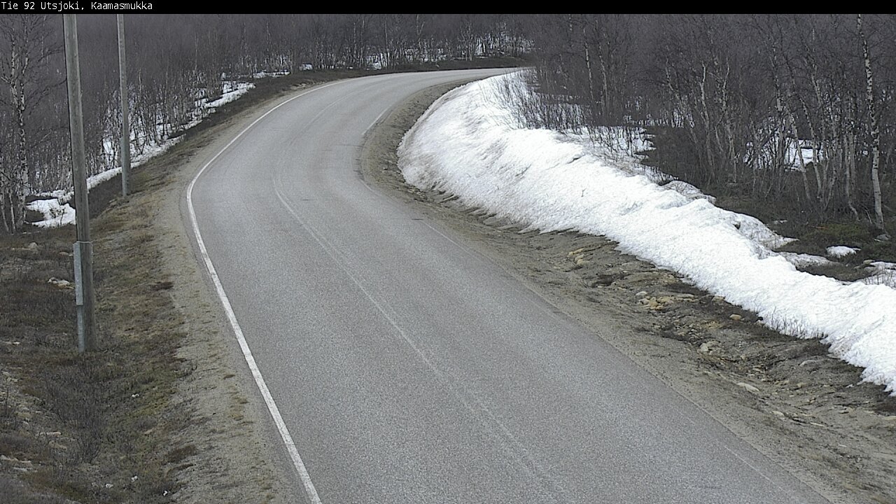 Weather Camera Image Väg 92 Utsjoki, Kaamasmukka, Utsjoki, Lappi