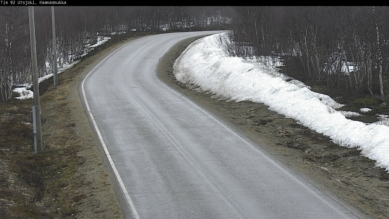 Weather Camera Image Road 92 Utsjoki, Kaamasmukka, Utsjoki, Lappi