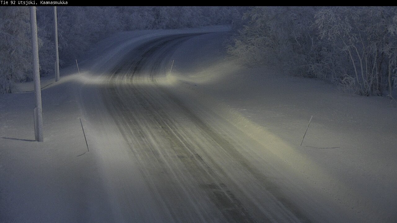 Kelikamerat Kuva Tie 92 Utsjoki, Kaamasmukka, Utsjoki, Lappi