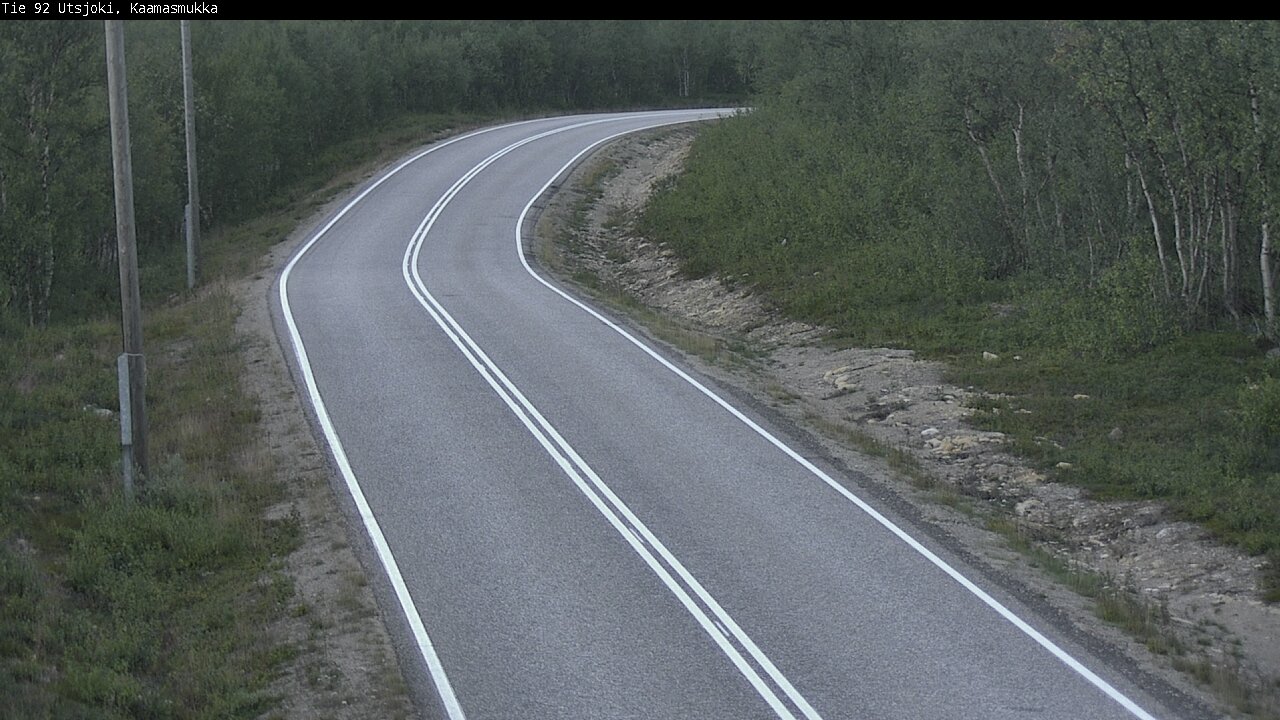 Kelikamerat Kuva Tie 92 Utsjoki, Kaamasmukka, Utsjoki, Lappi