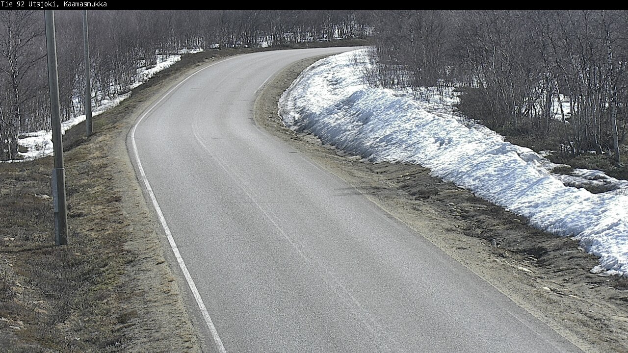 Weather Camera Image Väg 92 Utsjoki, Kaamasmukka, Utsjoki, Lappi
