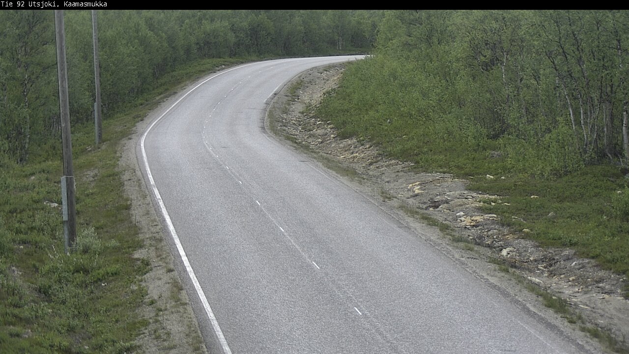 Kelikamerat Kuva Tie 92 Utsjoki, Kaamasmukka, Utsjoki, Lappi