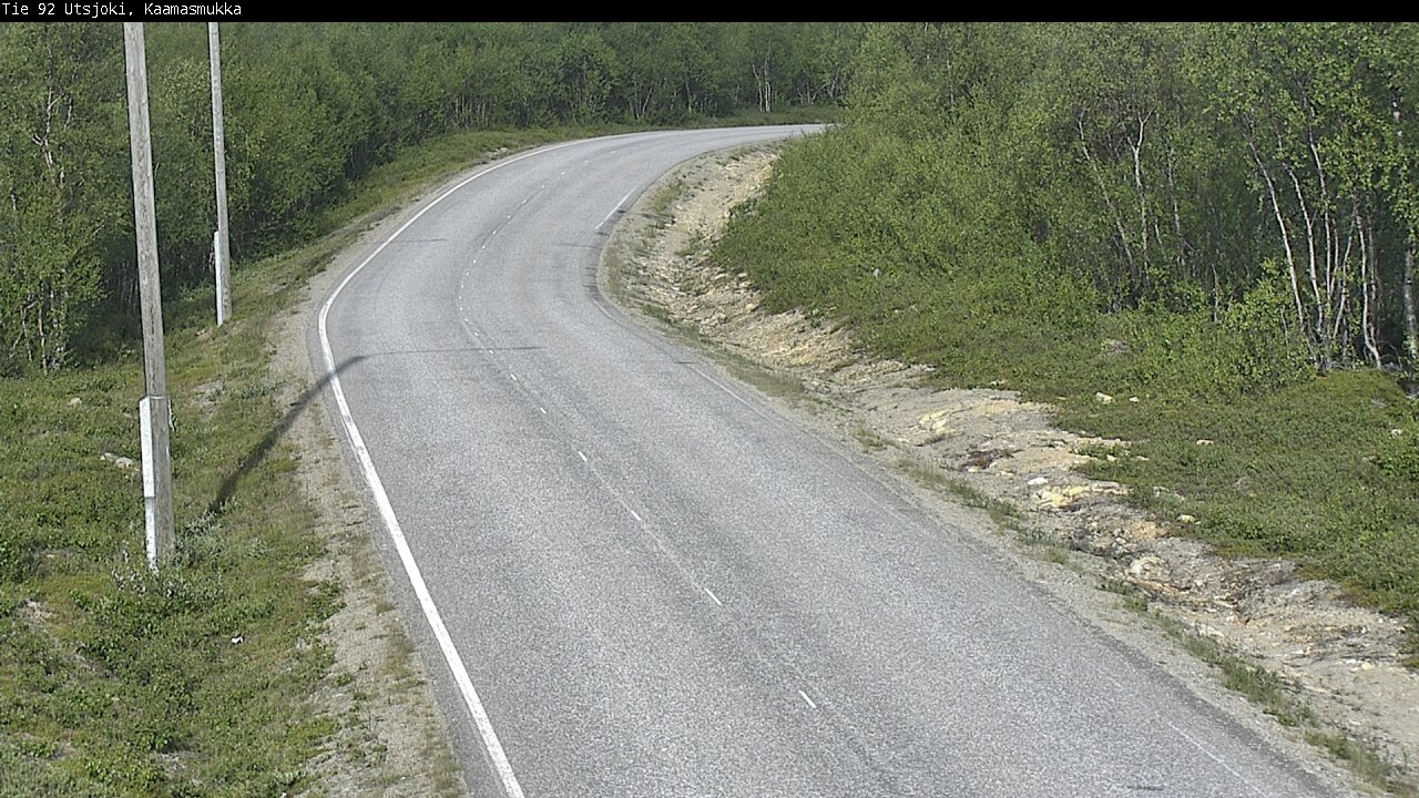 Weather Camera Image Väg 92 Utsjoki, Kaamasmukka, Utsjoki, Lappi