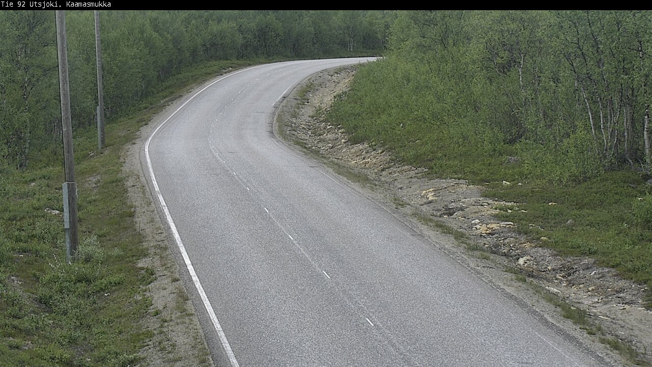 Kelikamerat Kuva Tie 92 Utsjoki, Kaamasmukka, Utsjoki, Lappi