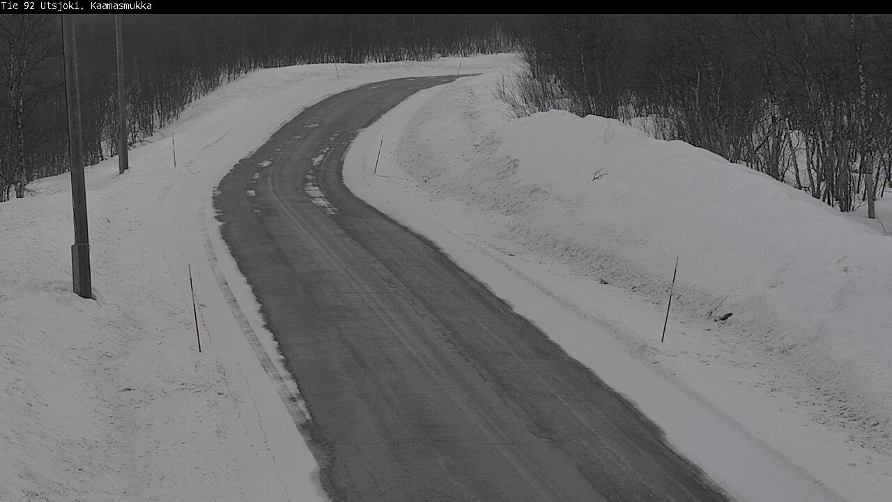 Kelikamerat Kuva Tie 92 Utsjoki, Kaamasmukka, Utsjoki, Lappi