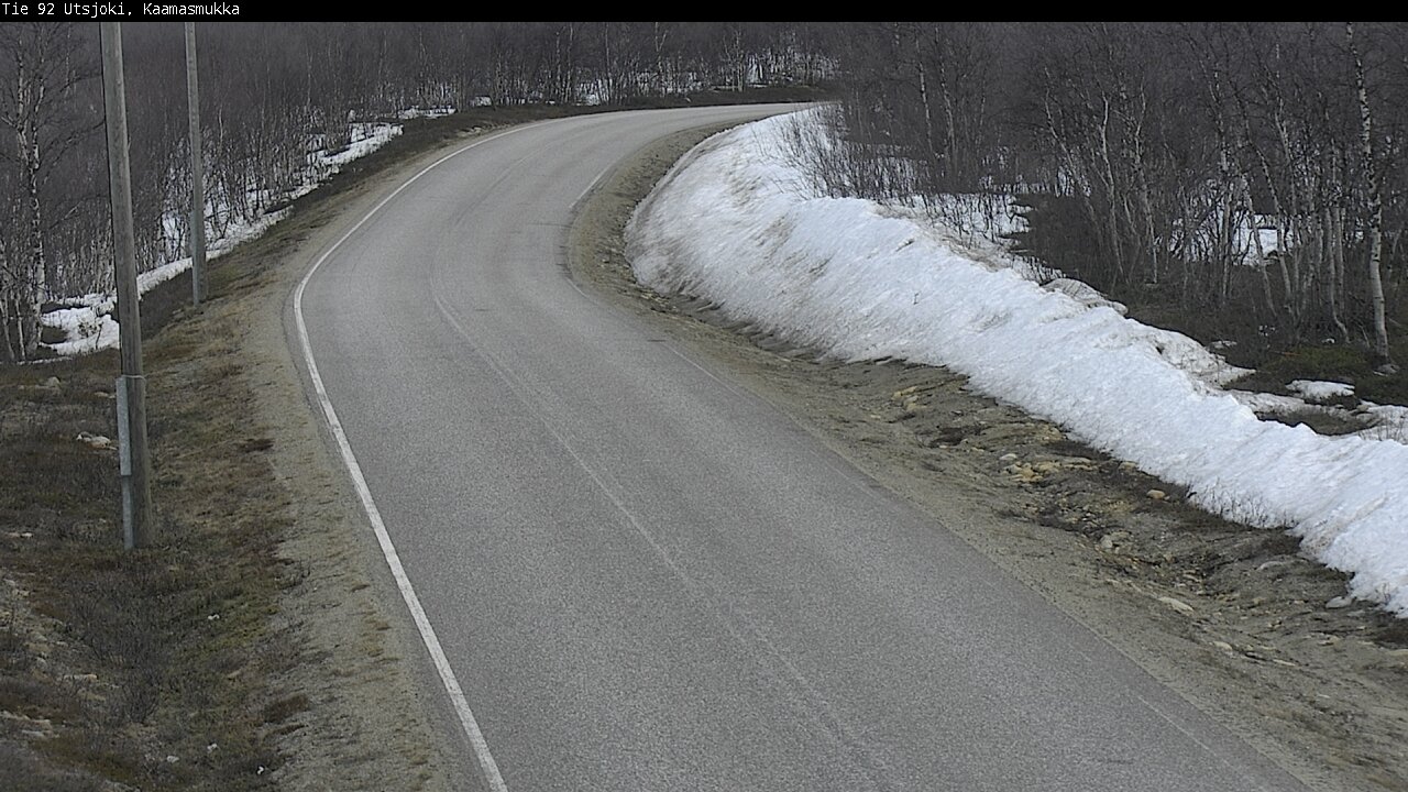 Weather Camera Image Väg 92 Utsjoki, Kaamasmukka, Utsjoki, Lappi