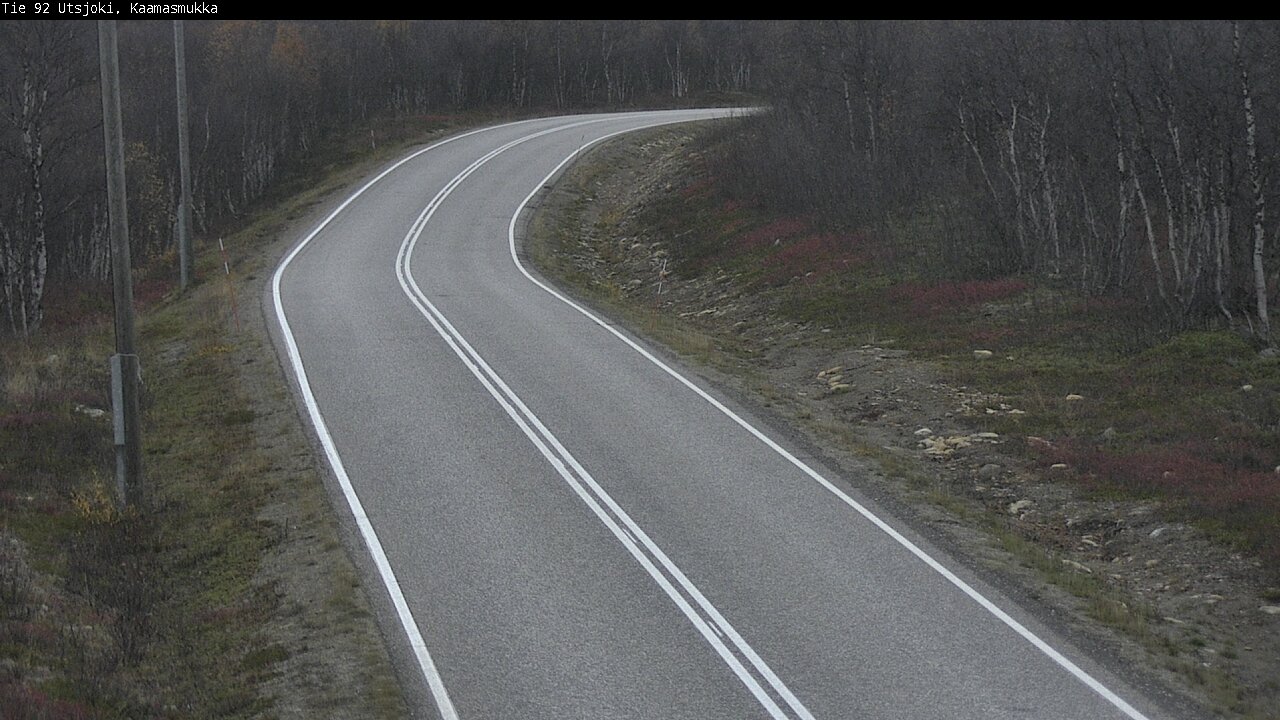 Kelikamerat Kuva Tie 92 Utsjoki, Kaamasmukka, Utsjoki, Lappi