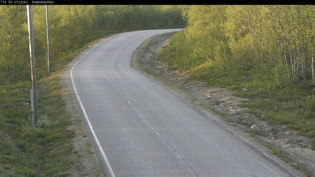 Weather Camera Image Väg 92 Utsjoki, Kaamasmukka, Utsjoki, Lappi