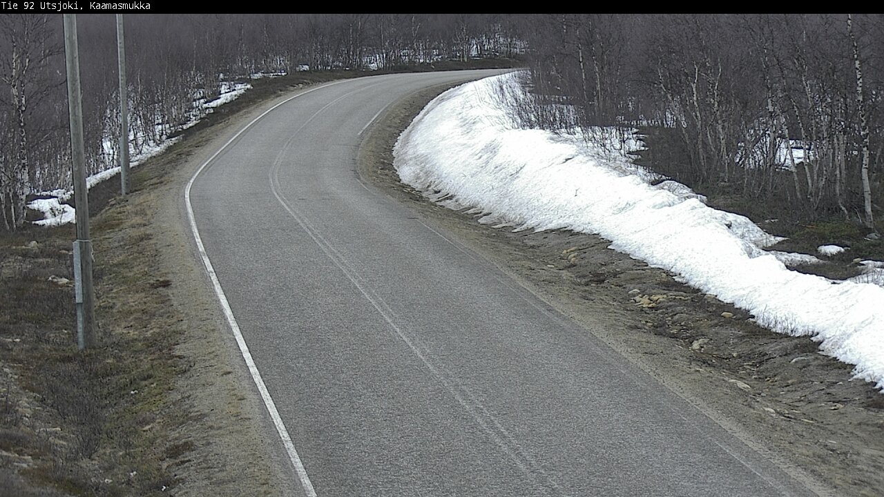 Weather Camera Image Road 92 Utsjoki, Kaamasmukka, Utsjoki, Lappi