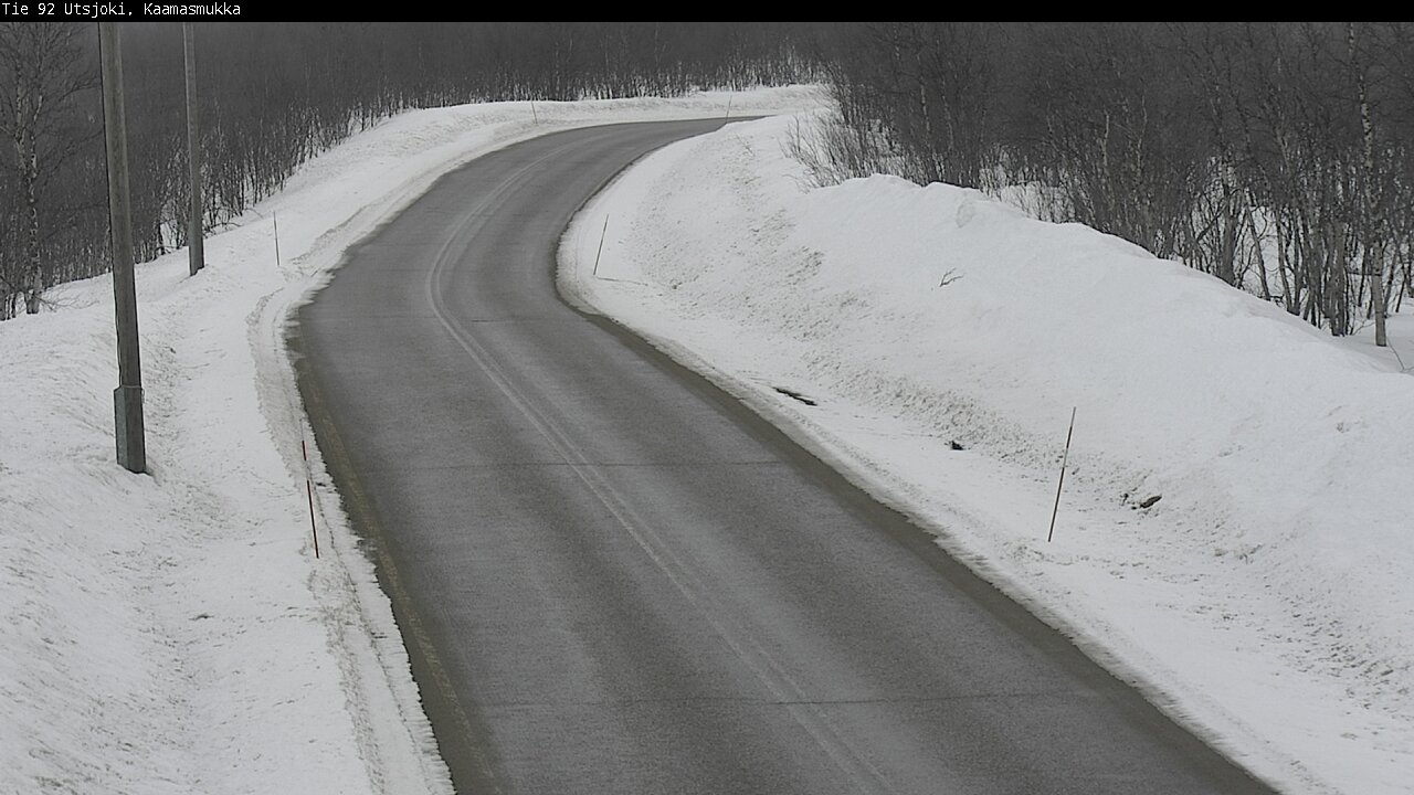 Weather Camera Image Väg 92 Utsjoki, Kaamasmukka, Utsjoki, Lappi