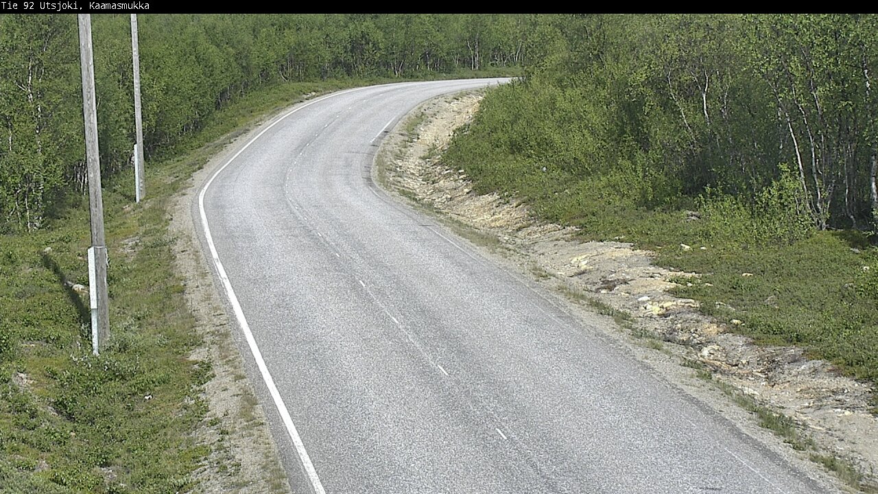 Weather Camera Image Väg 92 Utsjoki, Kaamasmukka, Utsjoki, Lappi