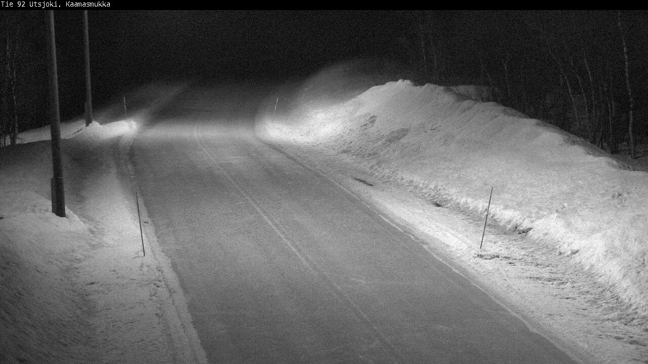 Weather Camera Image Road 92 Utsjoki, Kaamasmukka, Utsjoki, Lappi
