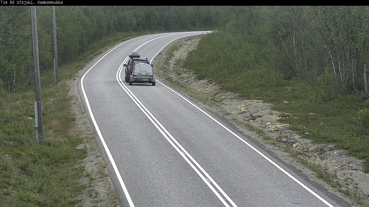 Kelikamerat Kuva Tie 92 Utsjoki, Kaamasmukka, Utsjoki, Lappi