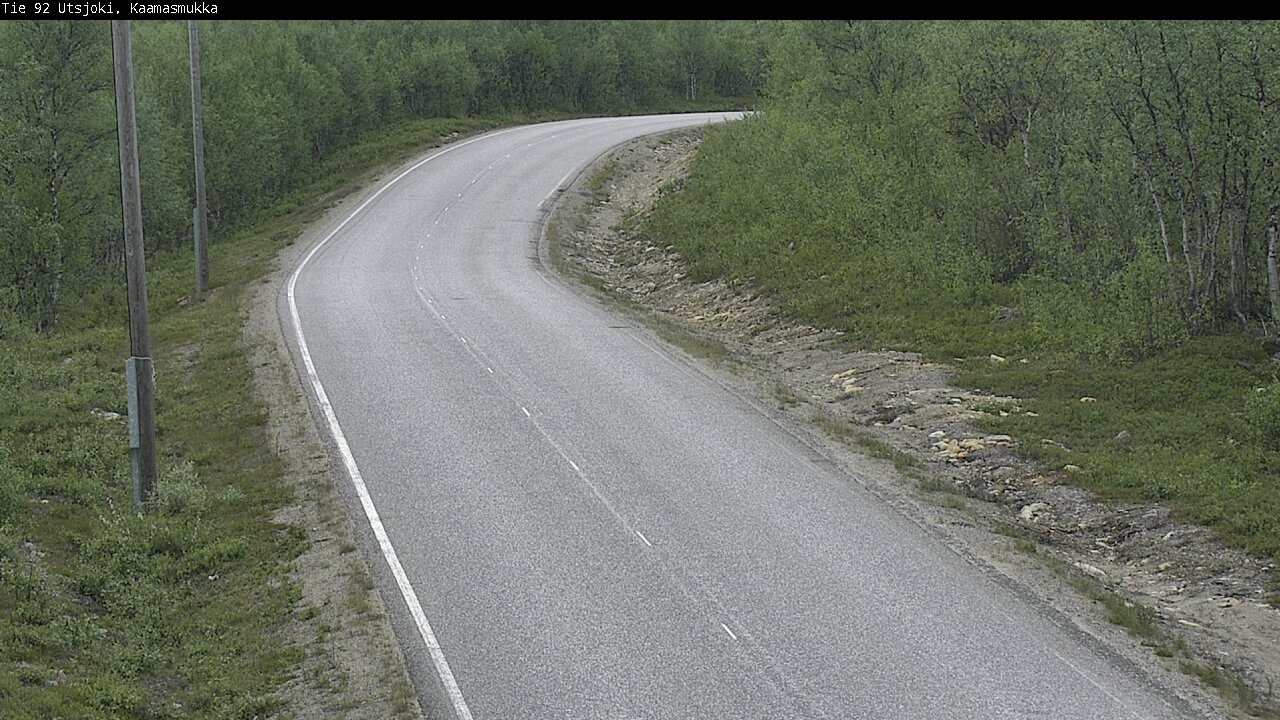 Weather Camera Image Väg 92 Utsjoki, Kaamasmukka, Utsjoki, Lappi