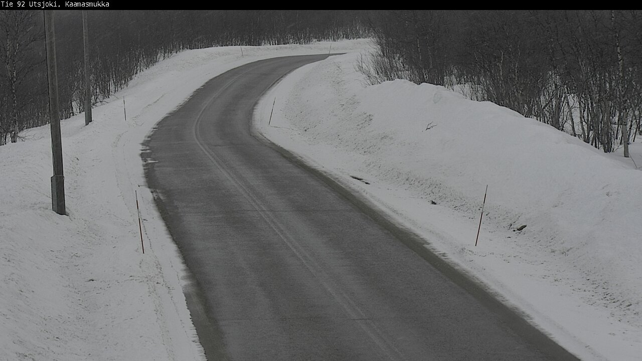 Kelikamerat Kuva Tie 92 Utsjoki, Kaamasmukka, Utsjoki, Lappi