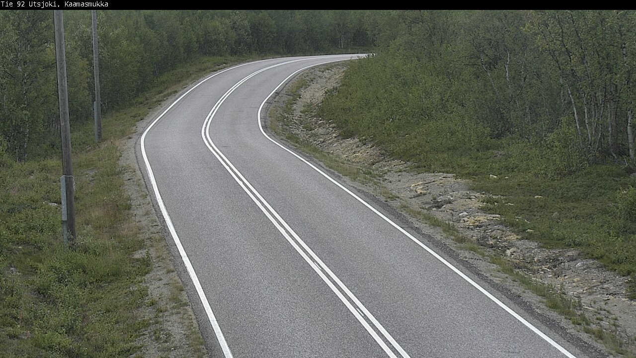 Weather Camera Image Road 92 Utsjoki, Kaamasmukka, Utsjoki, Lappi