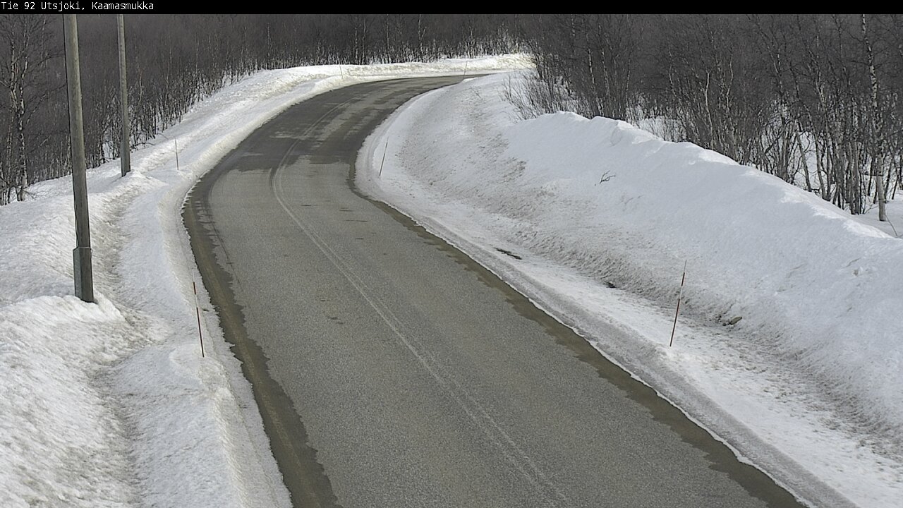 Weather Camera Image Road 92 Utsjoki, Kaamasmukka, Utsjoki, Lappi