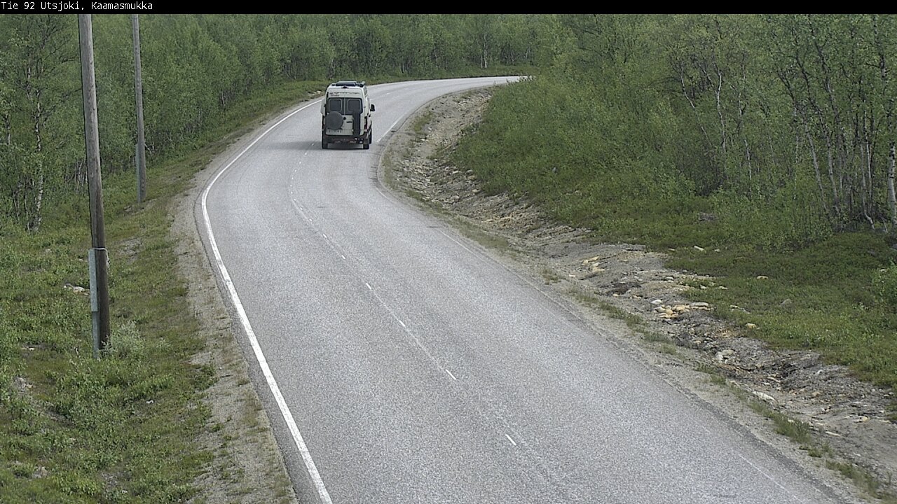 Kelikamerat Kuva Tie 92 Utsjoki, Kaamasmukka, Utsjoki, Lappi