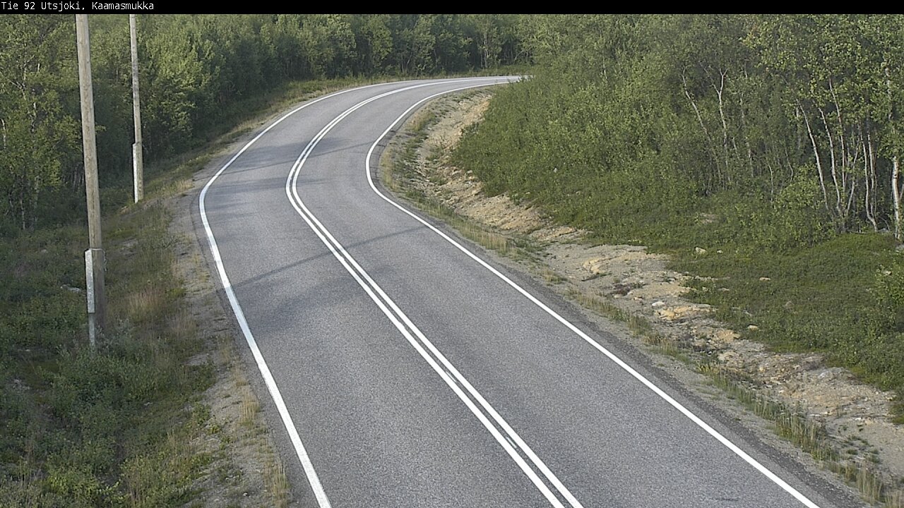 Kelikamerat Kuva Tie 92 Utsjoki, Kaamasmukka, Utsjoki, Lappi
