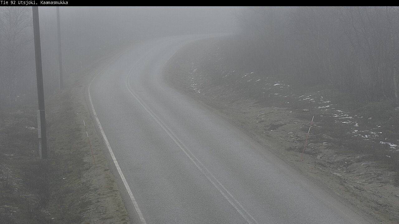 Kelikamerat Kuva Tie 92 Utsjoki, Kaamasmukka, Utsjoki, Lappi