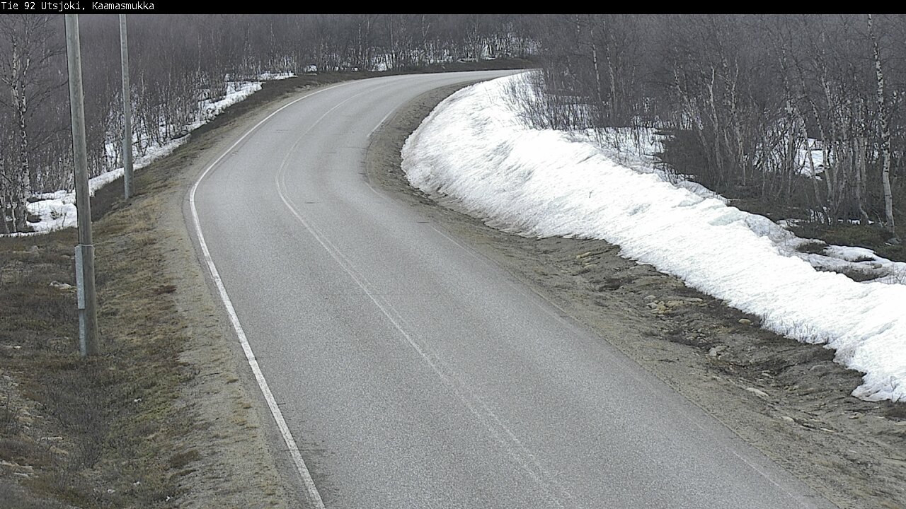 Weather Camera Image Väg 92 Utsjoki, Kaamasmukka, Utsjoki, Lappi