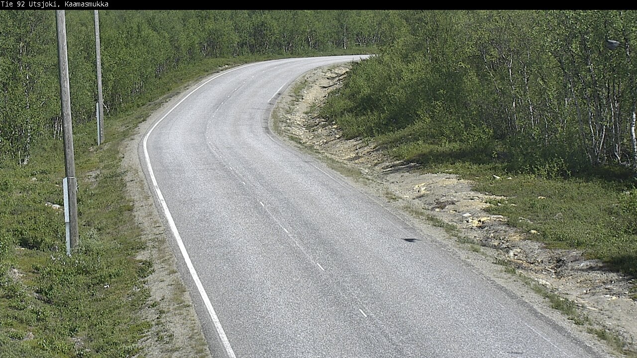 Weather Camera Image Väg 92 Utsjoki, Kaamasmukka, Utsjoki, Lappi