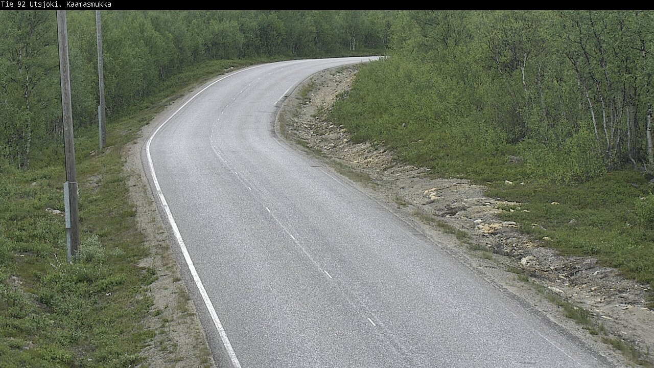 Kelikamerat Kuva Tie 92 Utsjoki, Kaamasmukka, Utsjoki, Lappi