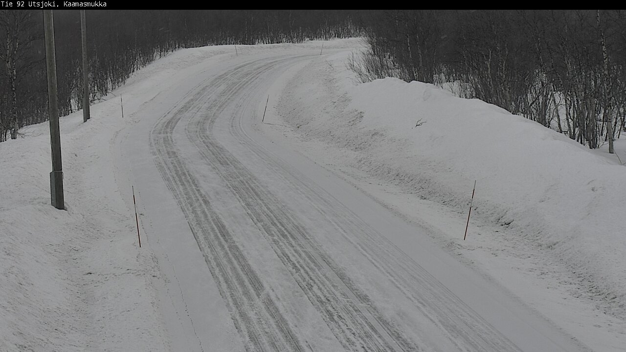 Weather Camera Image Road 92 Utsjoki, Kaamasmukka, Utsjoki, Lappi