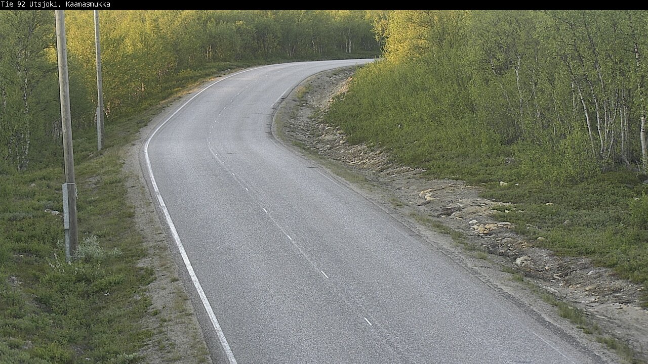 Weather Camera Image Väg 92 Utsjoki, Kaamasmukka, Utsjoki, Lappi