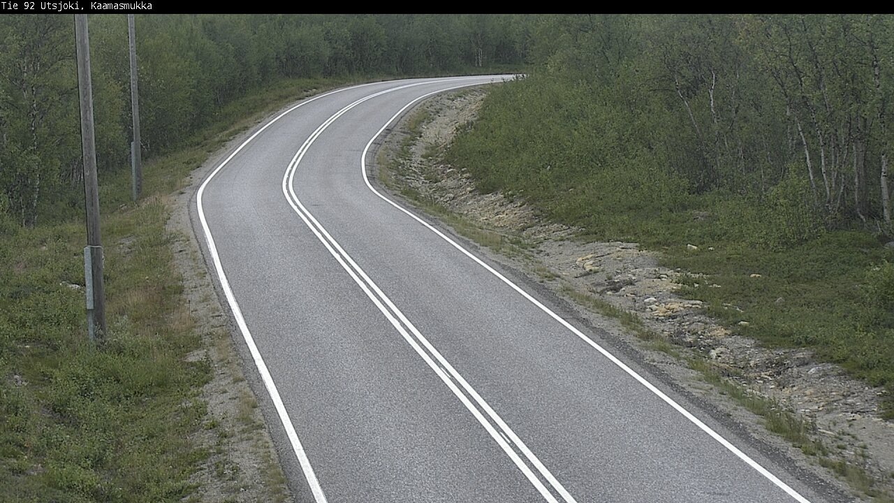 Kelikamerat Kuva Tie 92 Utsjoki, Kaamasmukka, Utsjoki, Lappi