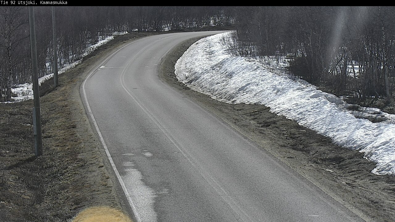 Weather Camera Image Väg 92 Utsjoki, Kaamasmukka, Utsjoki, Lappi