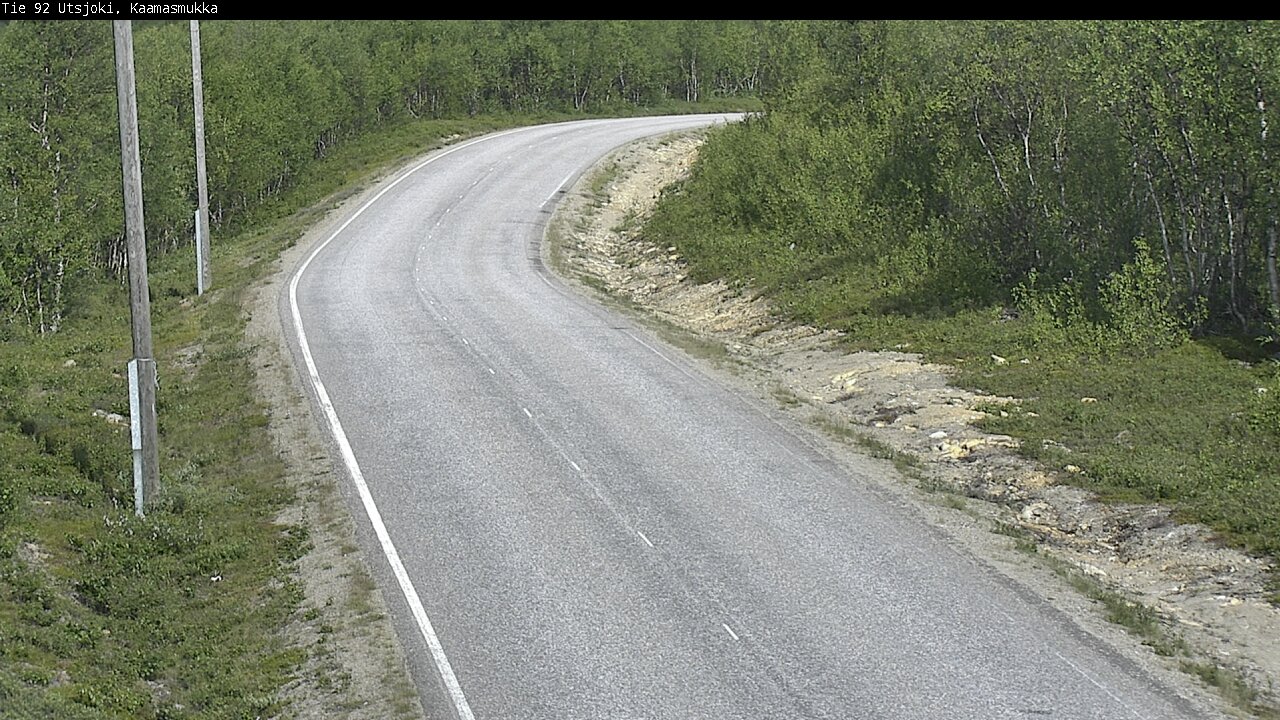 Weather Camera Image Väg 92 Utsjoki, Kaamasmukka, Utsjoki, Lappi
