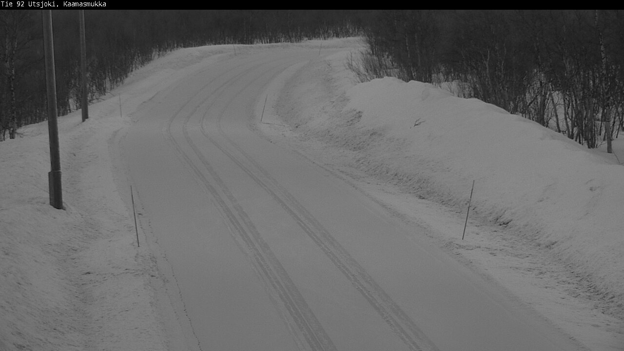 Weather Camera Image Road 92 Utsjoki, Kaamasmukka, Utsjoki, Lappi