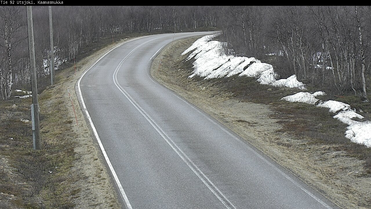 Weather Camera Image Road 92 Utsjoki, Kaamasmukka, Utsjoki, Lappi