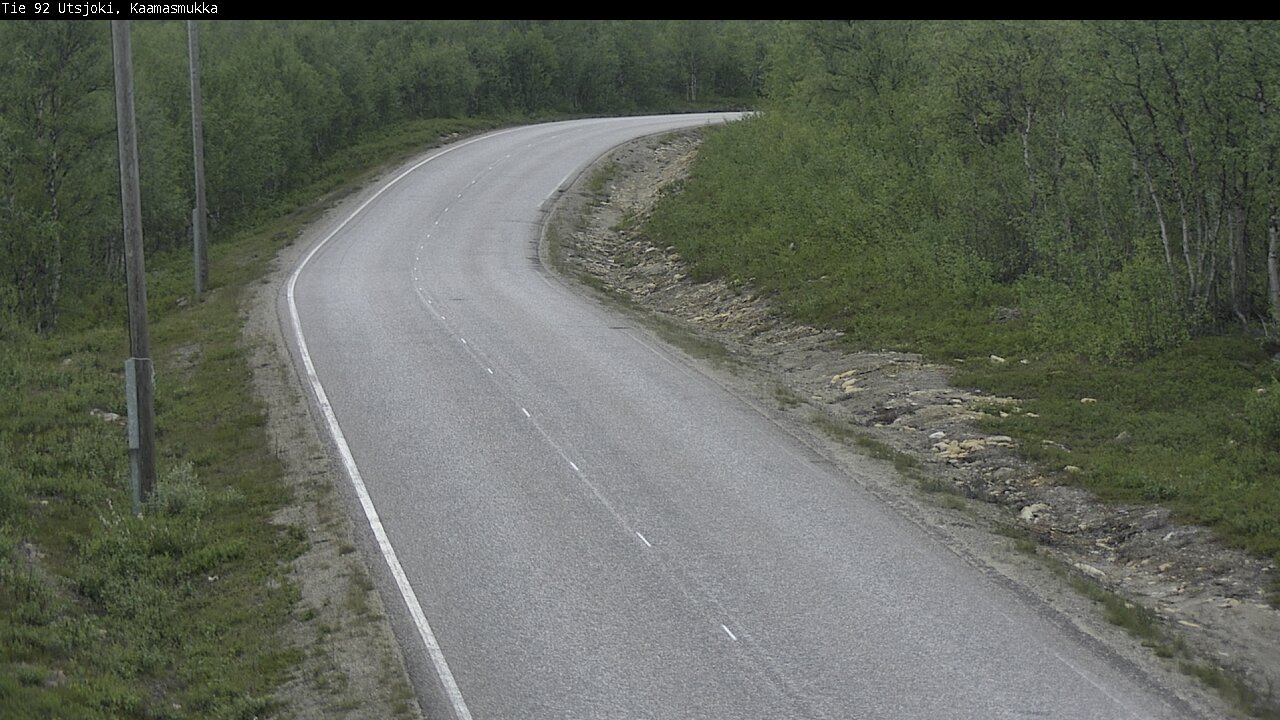 Kelikamerat Kuva Tie 92 Utsjoki, Kaamasmukka, Utsjoki, Lappi